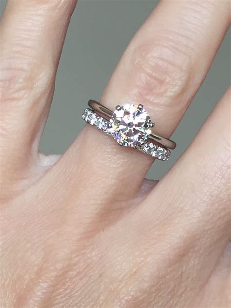 Show Me Your Solitaire Rings With An Eternity Diamond Wedding Band