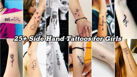 Side Hand Tattoo Design For Girls And Women Hand Tattoo Youtube