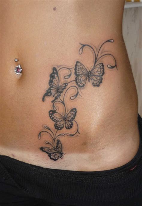 Side Stomach Tattoo Designs and Ideas for Women