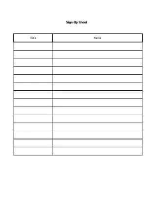 Sign Up Sheets Archives Pdfsimpli