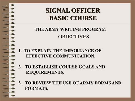 5 Ways to Ace Signal Officer Basic Course