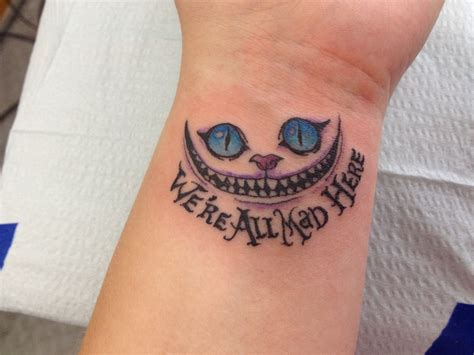 Simple Alice In Wonderland Tattoo