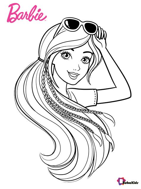 Simple Barbie Coloring Barbie Coloring Pages For Kids