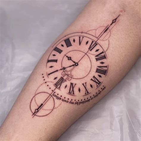 Timeless Ink: Simple Clock Tattoo Designs