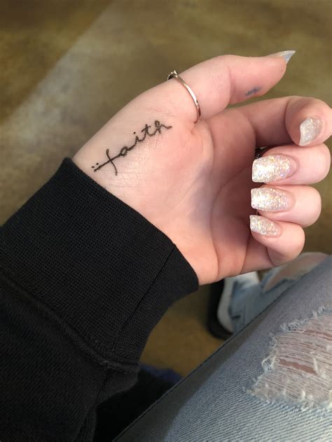 Simple Hand Tattoo For Girls