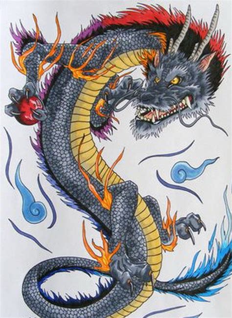 5 Simple Japanese Dragon Tattoo Designs