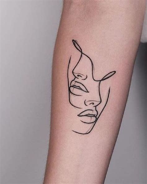 Simple Line Art Tattoo Ideas Top 43 Simple Line Tattoo Ideas 2021