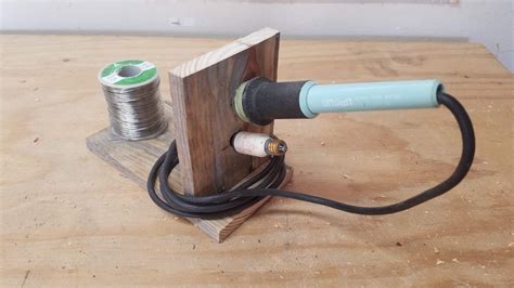 Simple Soldering Iron Holder By Niches Lumberjocks Com