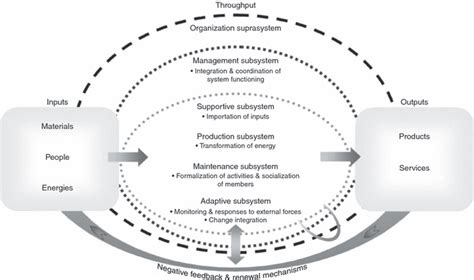 Simplified Representation Of The Organization As An Open System Based