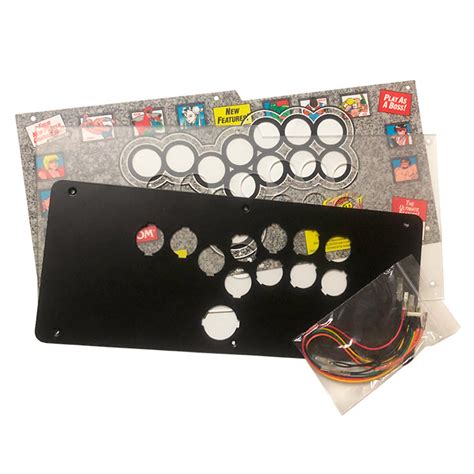 Sinoarcade Hitbox Clear Plexi Cover And Metal Plate Conversion Kit With