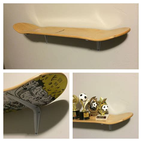 Skate Deck Shelves for Display and Storage