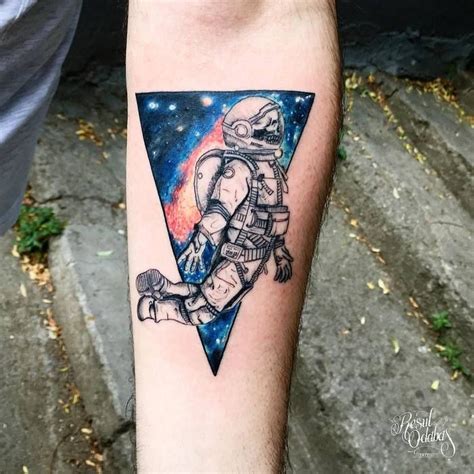 Skeleton Astronaut Tattoo And Galaxy By Resul Odabas Tattoos 3D Neue