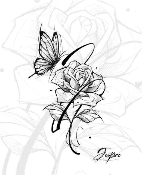 Sketch Art Tattoo Design Instagram Joopac Tattoo Flower Tattoo