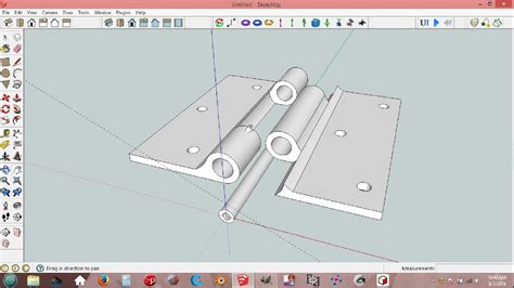 Sketchup 3D Printable Fast Basic Hinge Design Youtube