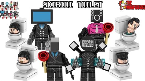 Skibidi Toilet Lego Build By Kopf Block Figures Kf6203 Part 1