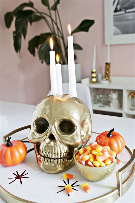 Skull Candle Holder for a Unique Home Decor