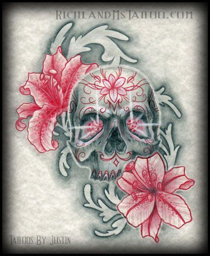 Skull Flower Tattoo Richland Ms Flower Tattoo Designs Tattoos