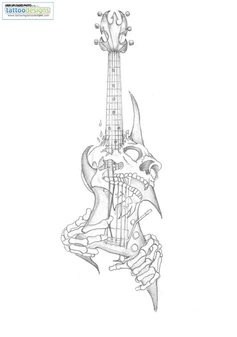 10 Unique Skull Guitar Tattoo Designs to Rock Your Style