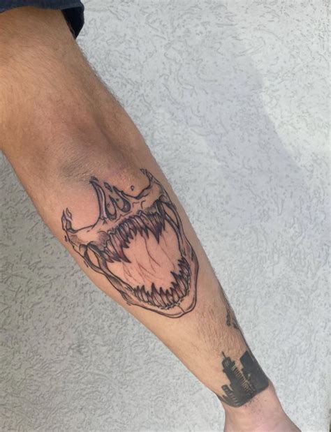 Skull Mouth Tattoo Small Forearm Tattoos Mouth Tattoo Scary Tattoos