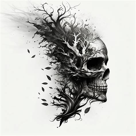 Skull Tattoo Designs for Men: Bold and Dark Ink