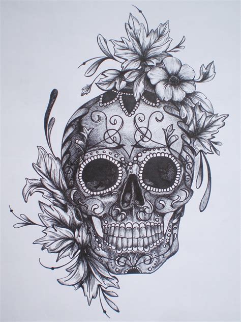 Skull Tattoos Drawing At Getdrawings Free Download