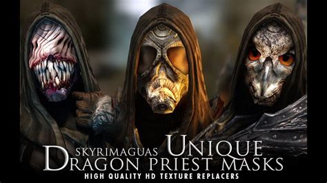 Skyrim Mod Feature Unique Dragon Priest Masks Hd Textures Youtube