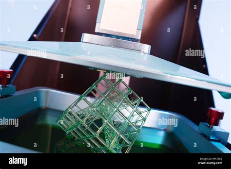 Sla Stereolithography Dlp Digital Light Processing 3D Printer Stock Photo Image Of Device