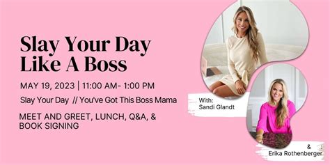 Slay Your Day Like A Boss Bridgets Steakhouse Ambler 19 May 2023 Allevents In