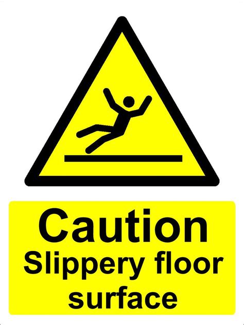 Slippery Floor Warning Sign Uk Safety Sign Supplier Safety Signage Mjn Safety Signs Ltd