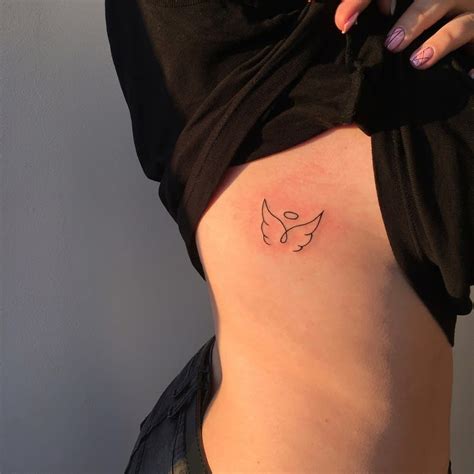 Small Angel Tattoos For Females