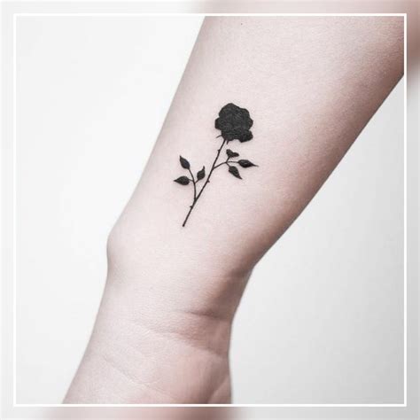 Small Black Rose Tattoo Meaning Best Design Idea