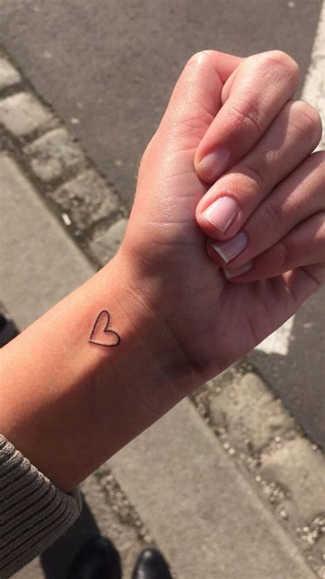 Small Heart Tattoos On Wrist