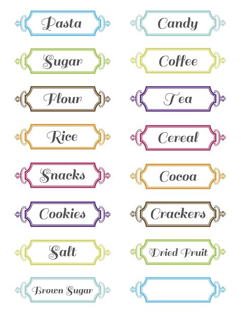 5 Free Small Labels Printable Templates