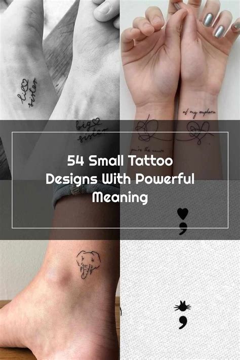 Small Tattoo Designs 54 Small Tattoo Designs With Powerful Meaning In