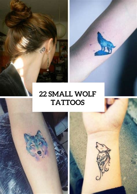 Small Wolf Women Tattoo Ideas 22 Small Wolf Women Tattoo Ideas