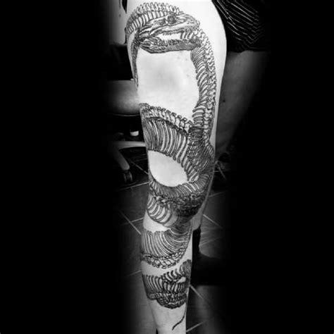 7 Snake Skeleton Tattoo Designs to Die For