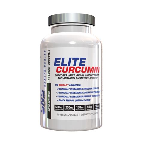 Sns Serious Nutrition Solutions Elite Curcumin 60Ct Save When You