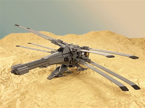 Soaring Over Arrakis With House Atreides Dune S Ornithopter In Lego