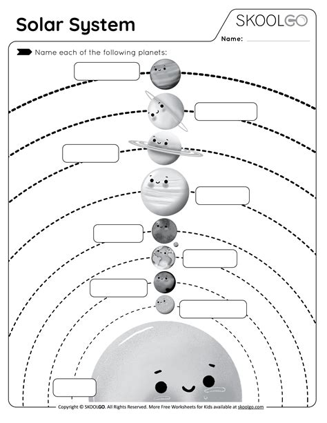 Solar System Activity Worksheets