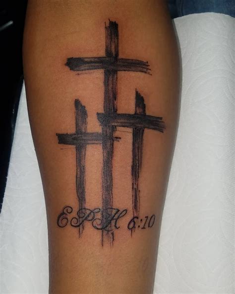 Solid Cross Tattoos Half Sleeve Tattoo Site