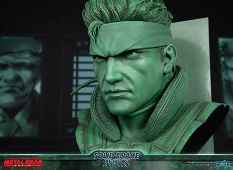 Solid Snake Life Size Bust Codec Metal Gear Solid Video Game Junk