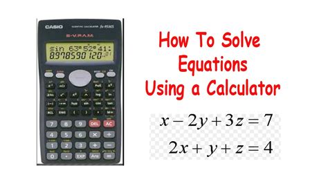 Solving One Step Equation Calculator