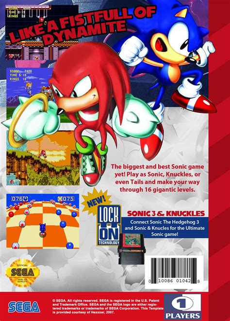 Sonic Knuckles Details Launchbox Games Database