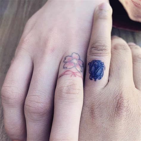 Soulmate Wedding Ring Tattoos