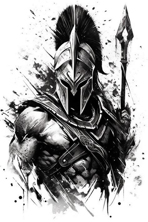 Spartan Warrior Tattoo Design Inspiration and Ideas