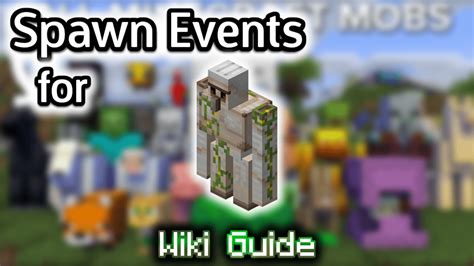 Spawn Events For Iron Golem Wiki Guide 9Minecraft Net