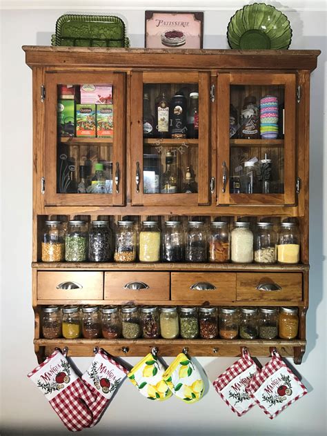 Spice Rack Mason Jar Shelf Chefs Spice Rack Organizer Wall Mounted