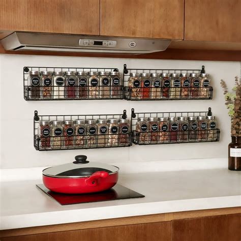 7 Ways to Install a Spice Rack Wall Mounted