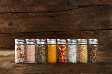 Spices In Bottles