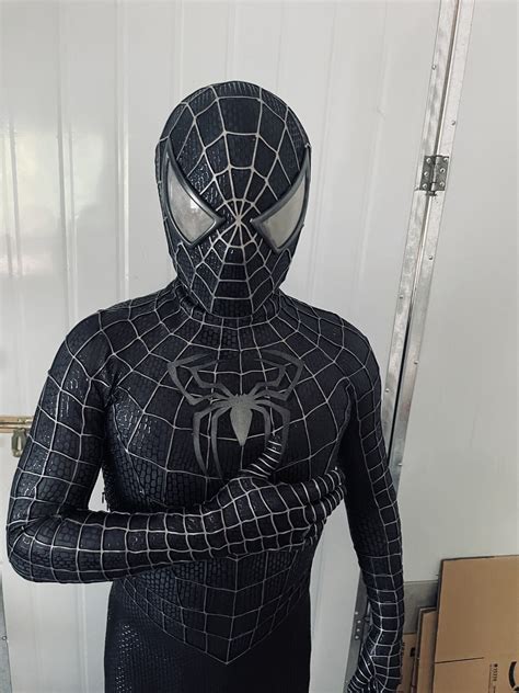 Spider-Man Black Suit Movie Costume! Perfect Replica, 43% Off